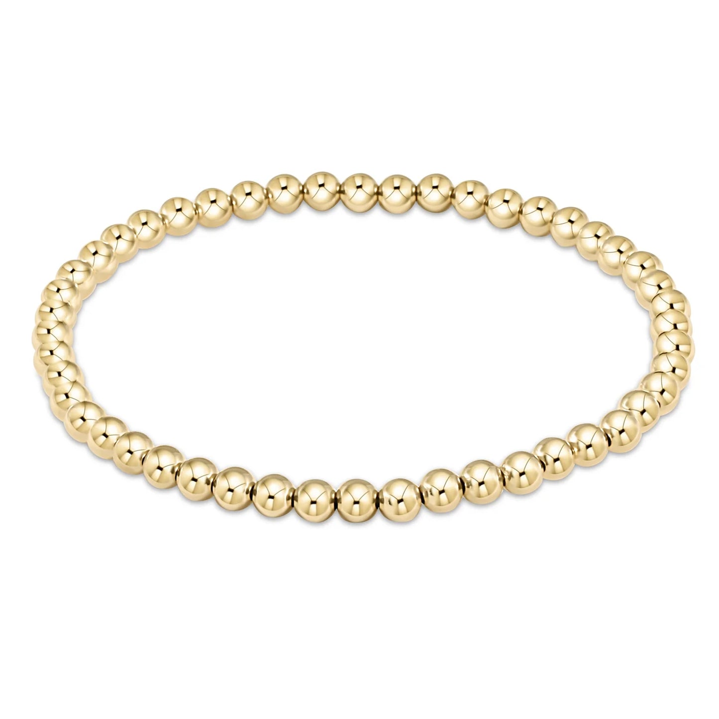 ENEWTON EXTENDS -Classic Gold 4mm Bead Bracelet
