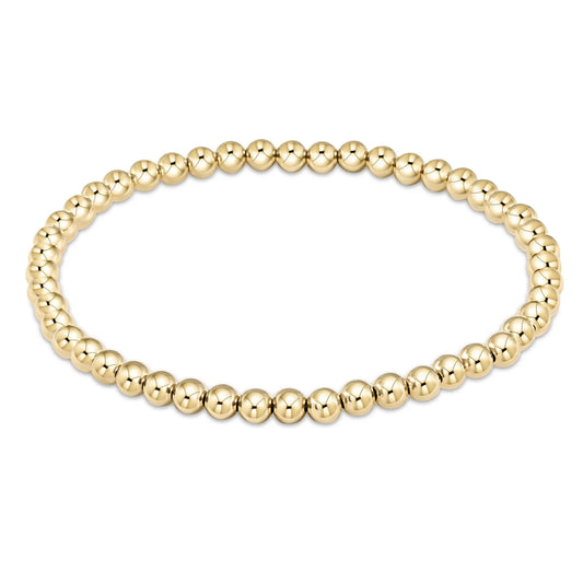 ENEWTON EXTENDS -Classic Gold 4mm Bead Bracelet