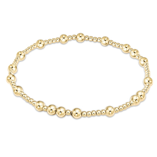ENEWTON EXTENDS - HOPE  UNWRITTEN 4MM BEAD BRACELET  - GOLD