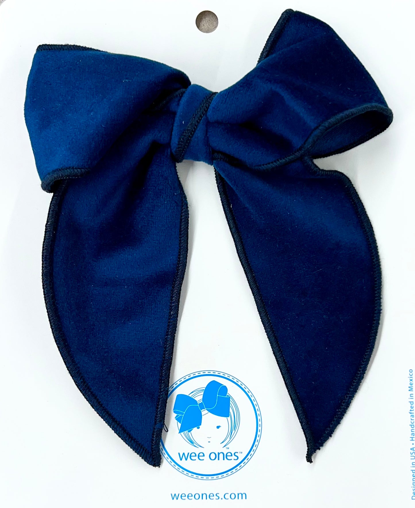 Medium Velvet Fabric Bow