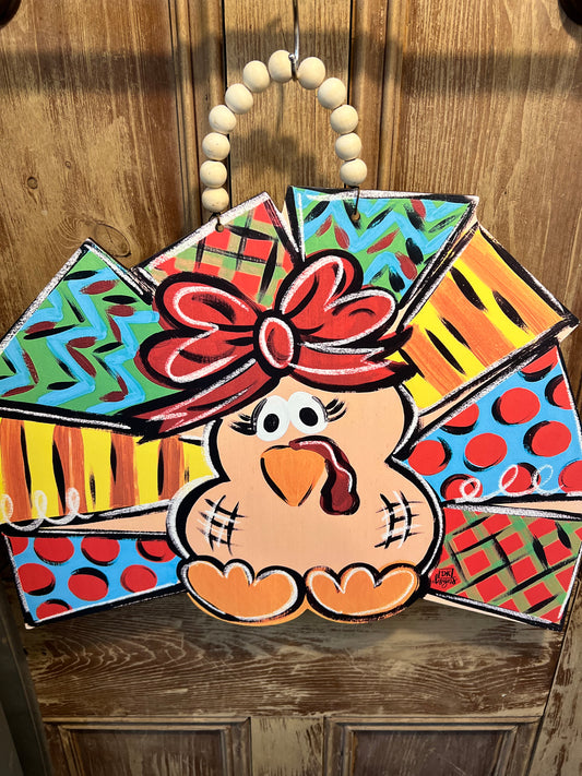 Twila The Turkey Door Hanger