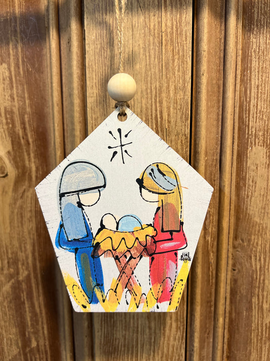 Traditional Nativity Ornament