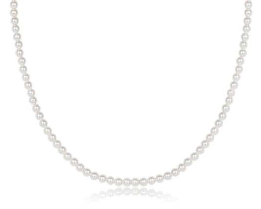 15" Choker Classic Gold Pearl 3mm Bead (Copy)