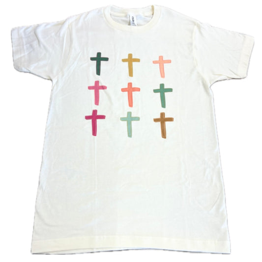 Natural Cross Tshirt