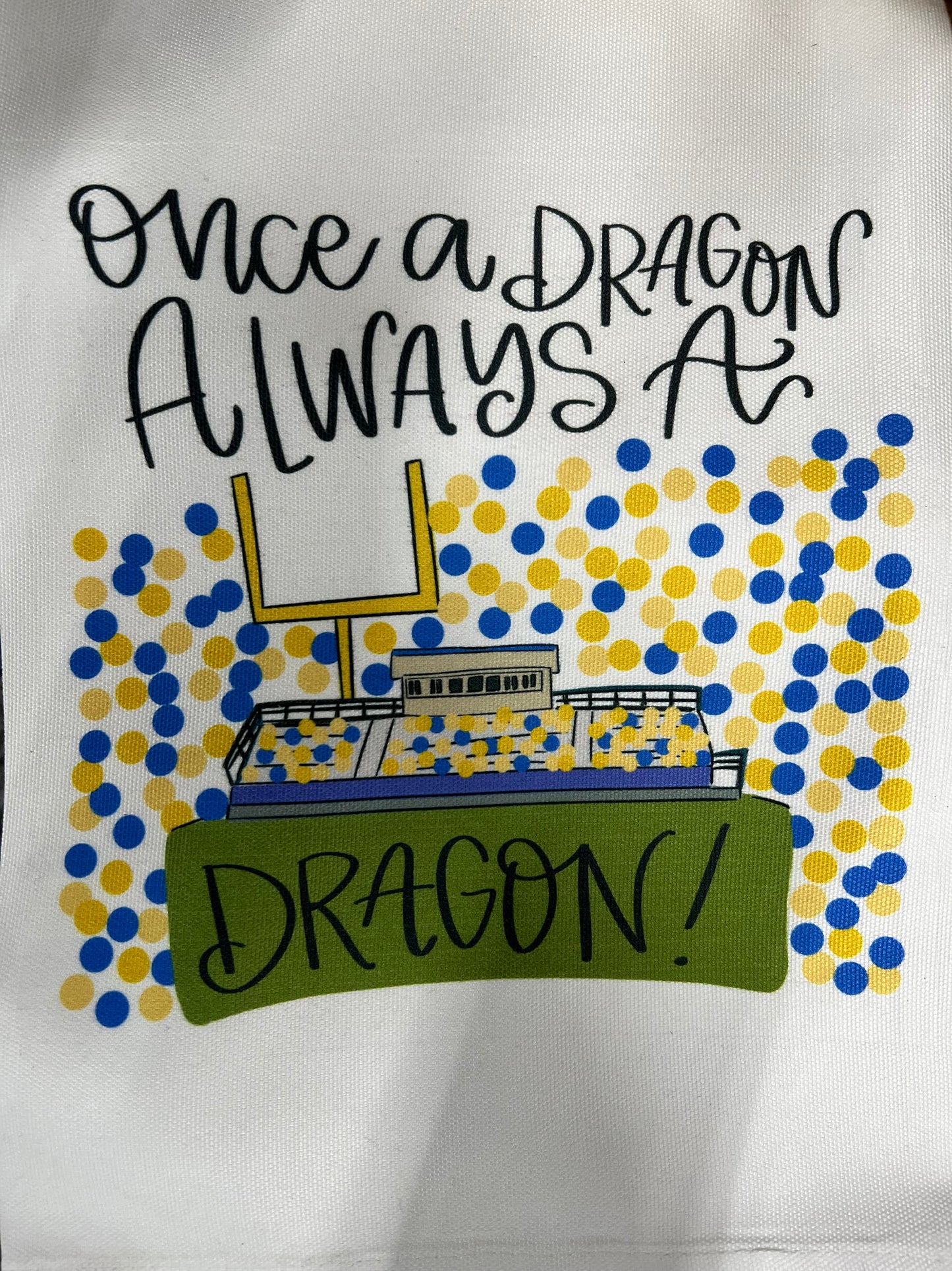 Once A Dragon Tea Towel