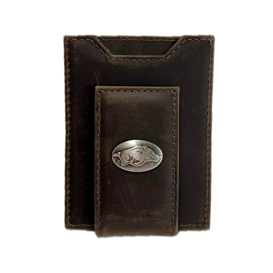 Crazy Horse Front Pocket Wallet Razorback