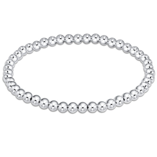 Classic Sterling 4mm Bead Bracelet