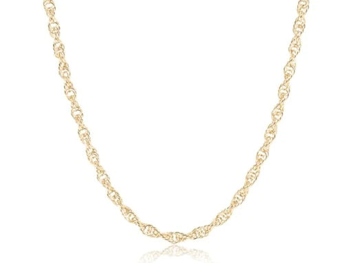 15" Choker Rope Chain Gold