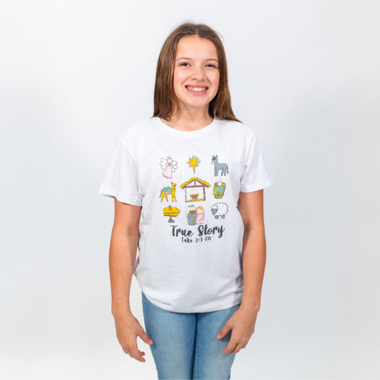 True Story Kids Crew Neck Tshirt