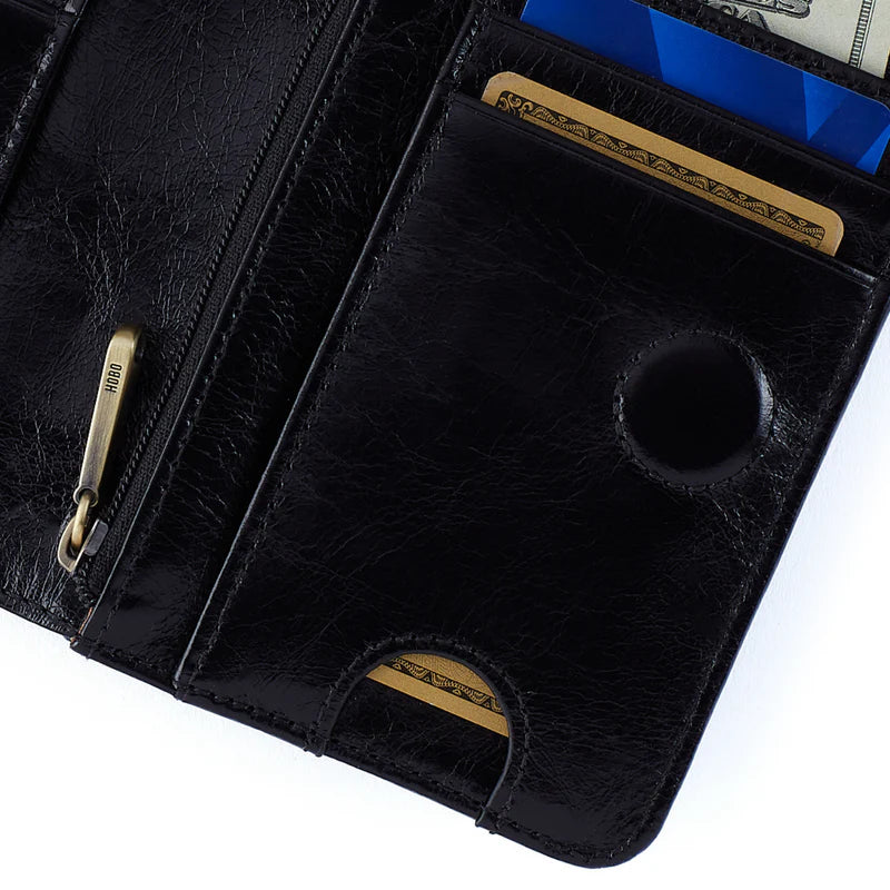Jill Bifold Wallet in Black