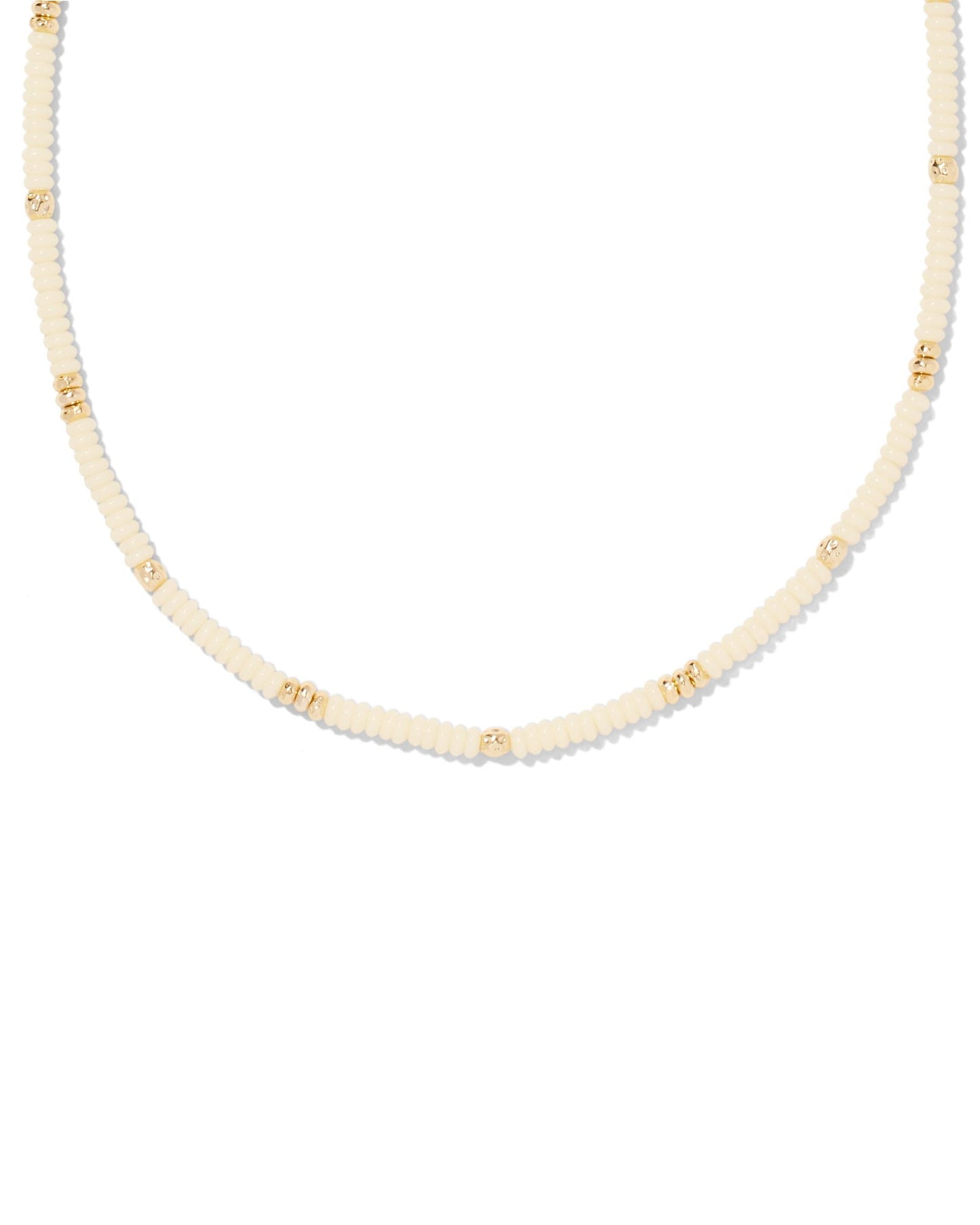 Deliah Strand Necklace Gold Ivory Mother of Pearl