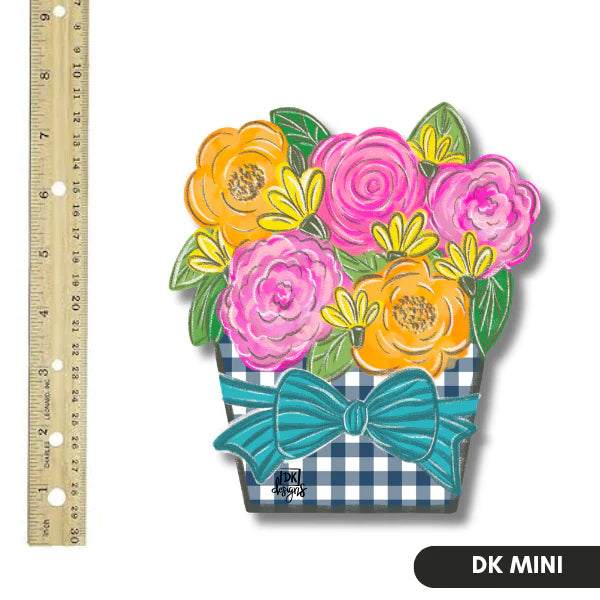 Gingham Flower Mini Attachment