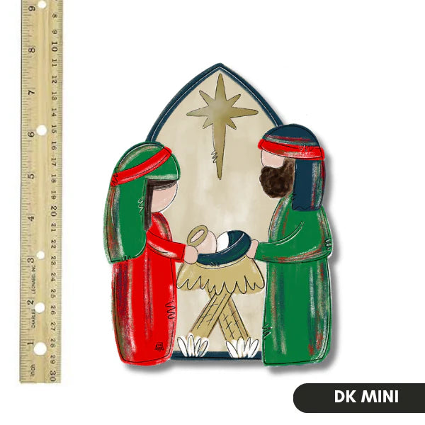 Red and Green Nativity Mini Attachment