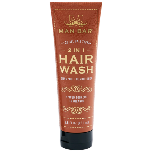 Man Bar 2 in 1 Hair Wash Spiced Tobacco