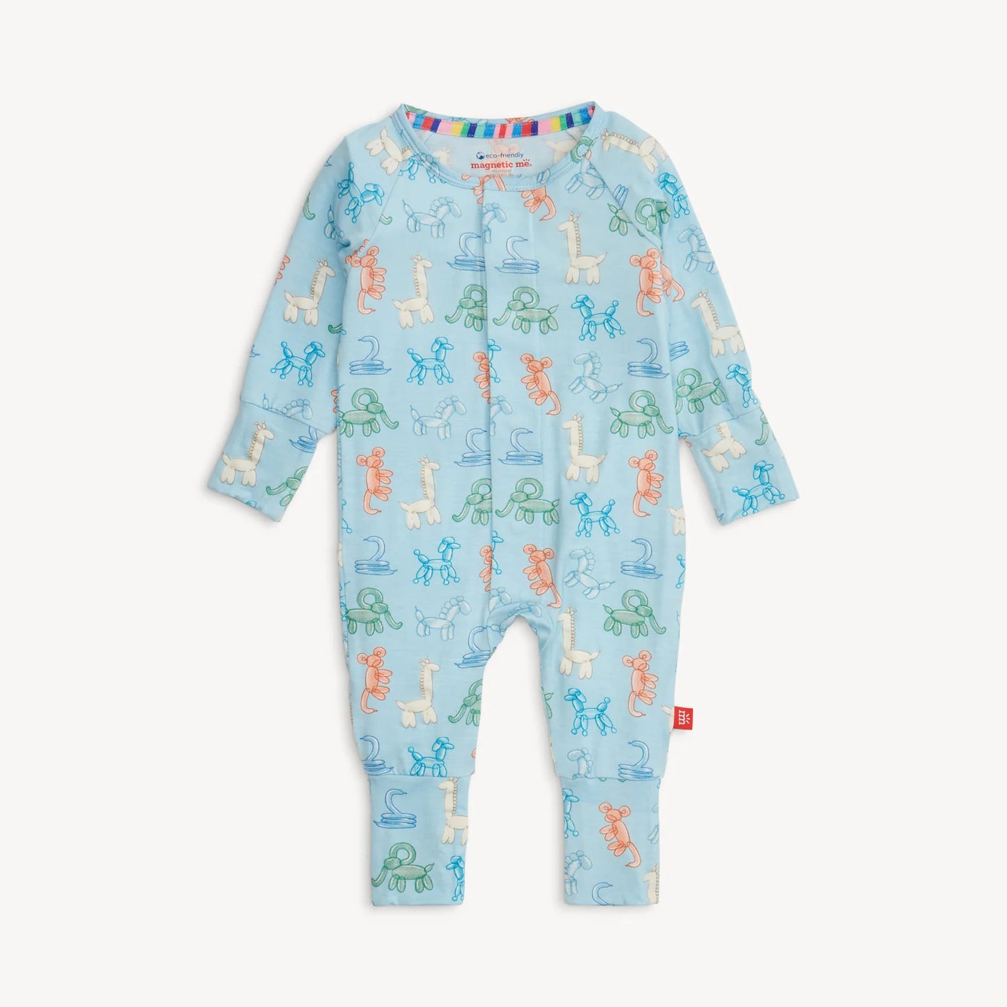 Blue Party Animals Glow in the Dark Modal Convertible Coverall