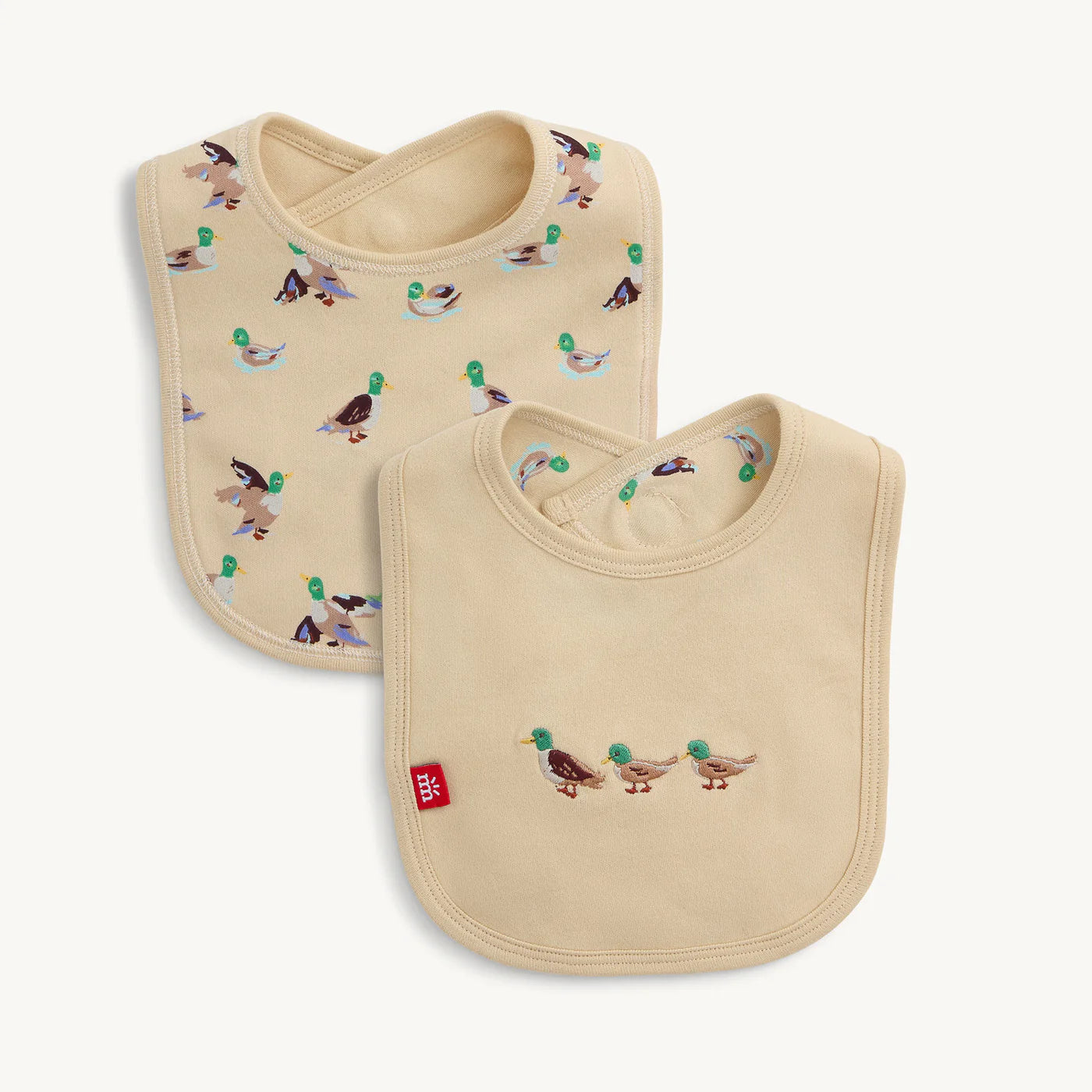 Quack Me Up Organic Cotton Bib Set