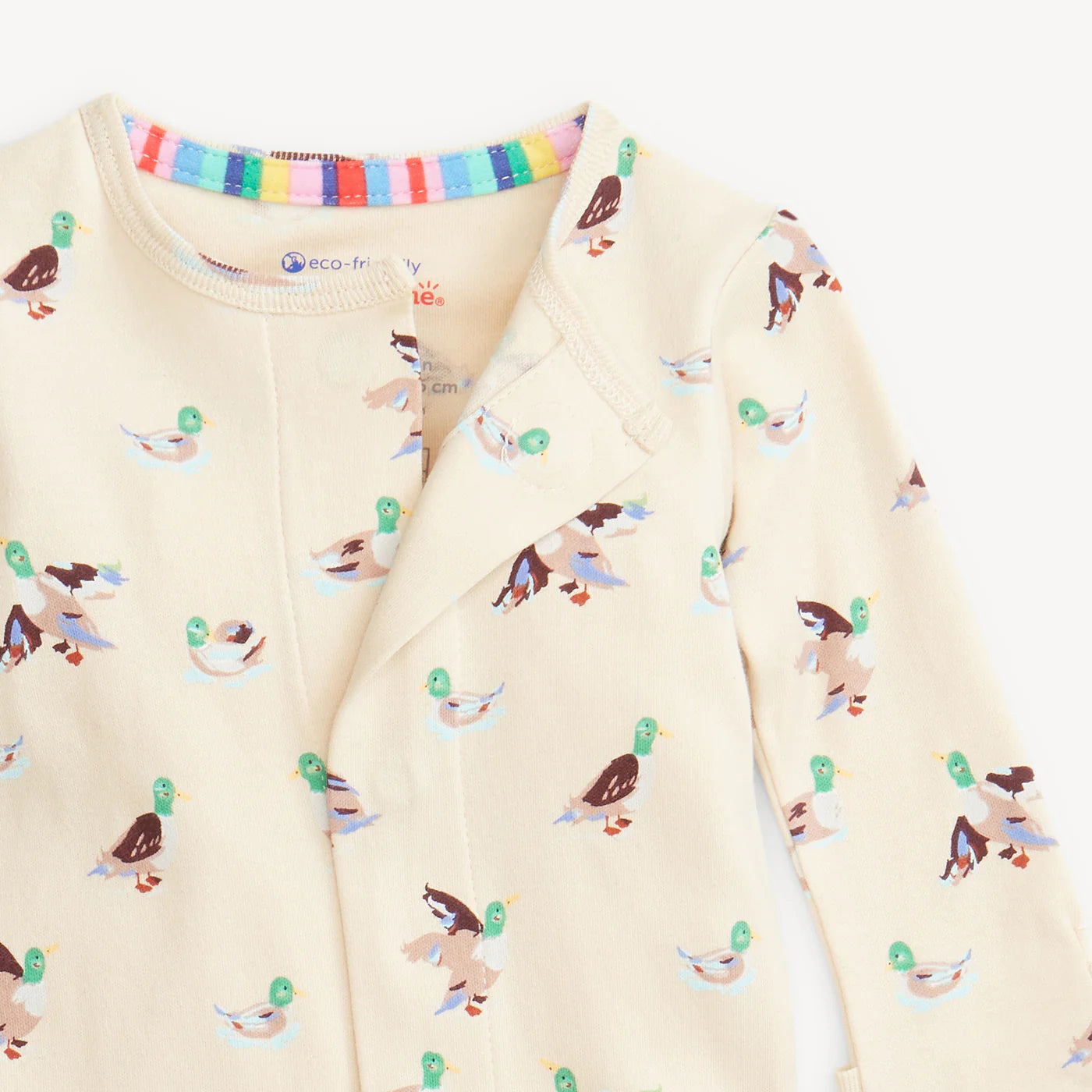 Quack Me Up Magnetic Organic Cotton Footie