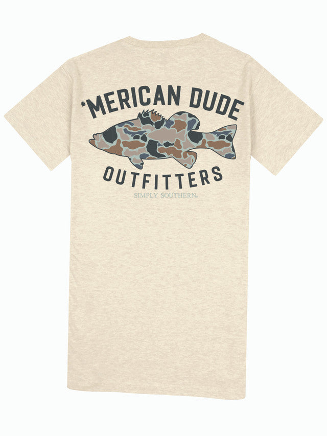 Fish Camo Short Sleeve Tee