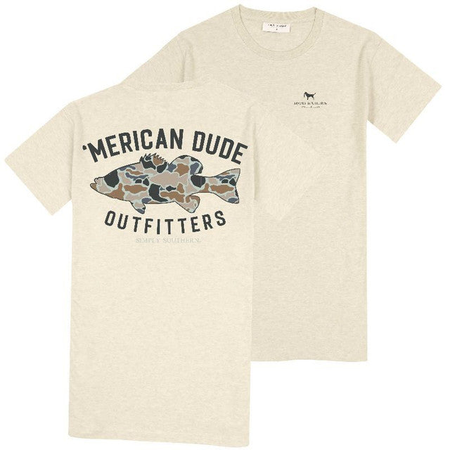 Fish Camo Short Sleeve Tee