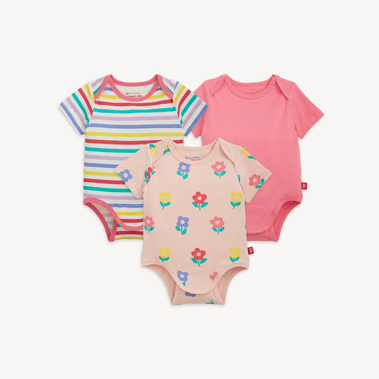 Cloudstretch Bodysuit Bundle 3-Pack Pink Multi