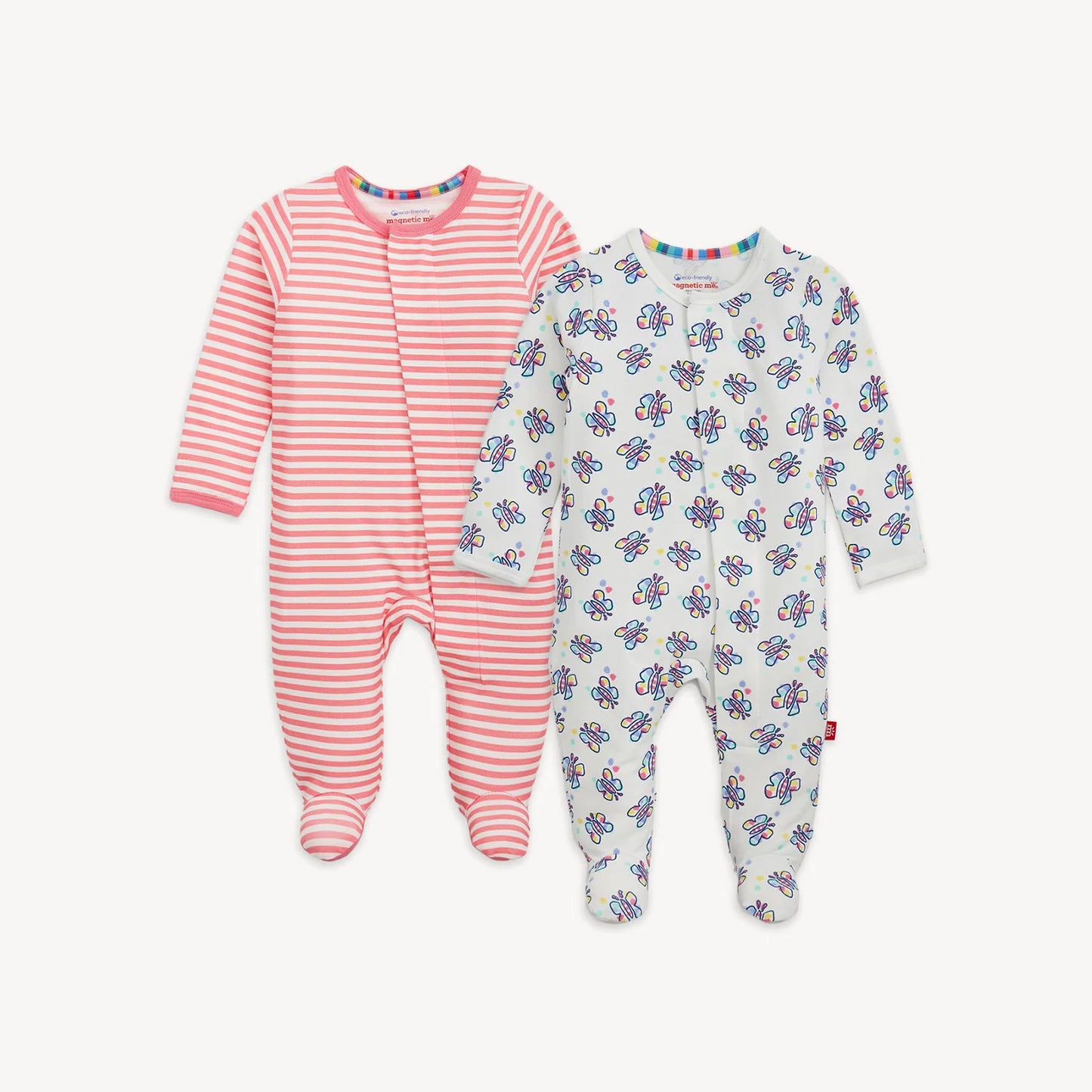 Cloudstretch Footie Bundle 2-Pack Butterfly Multi