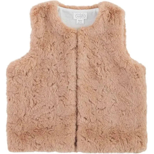 Taupe Fur Vest