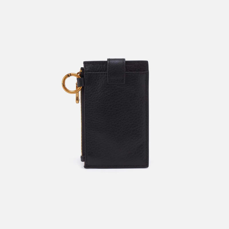 Ring Credit Card Wristlet in Black