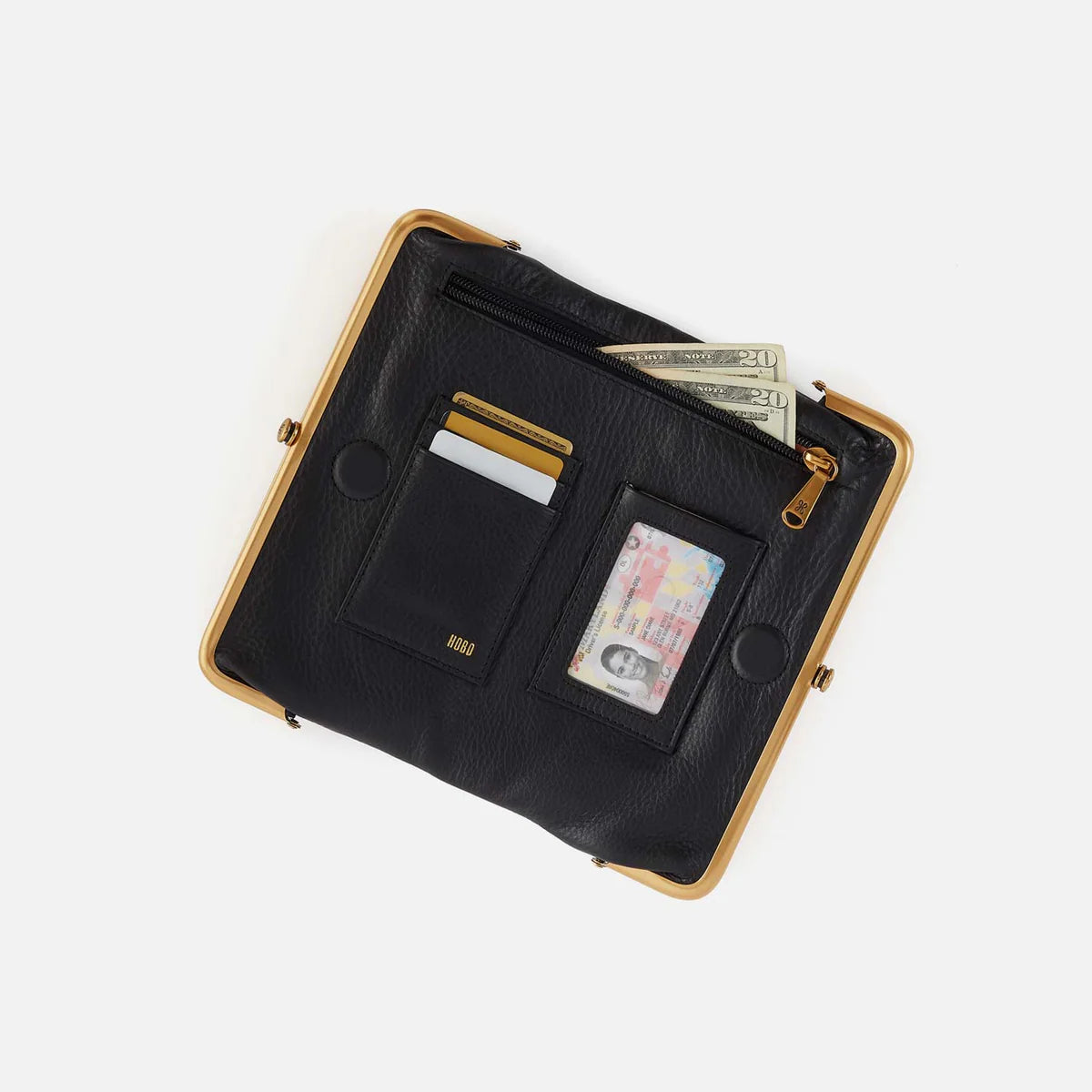 Lauren Clutch Wallet in Black
