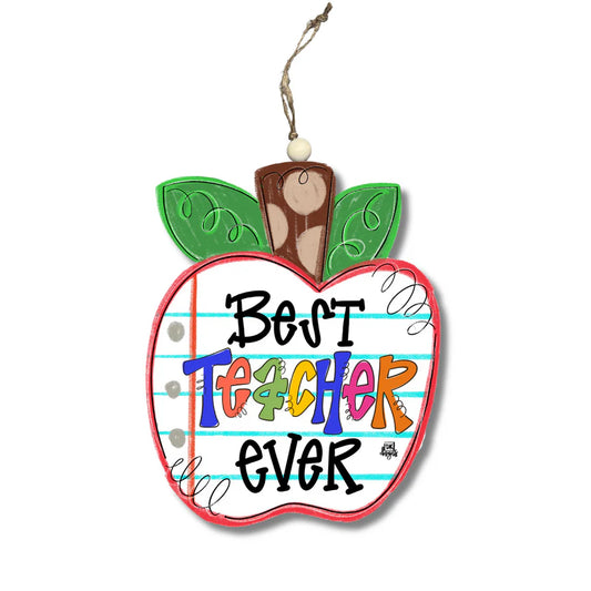 Teacher Apple Ornament