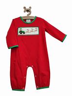 Three Sisters Tractor Santa Romper