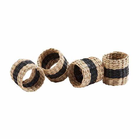 Set of 4 Seagrass Napkin Ring