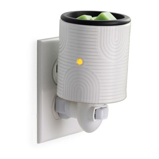 Pluggable Fragrance Warmer Flip Dish Arch Deco