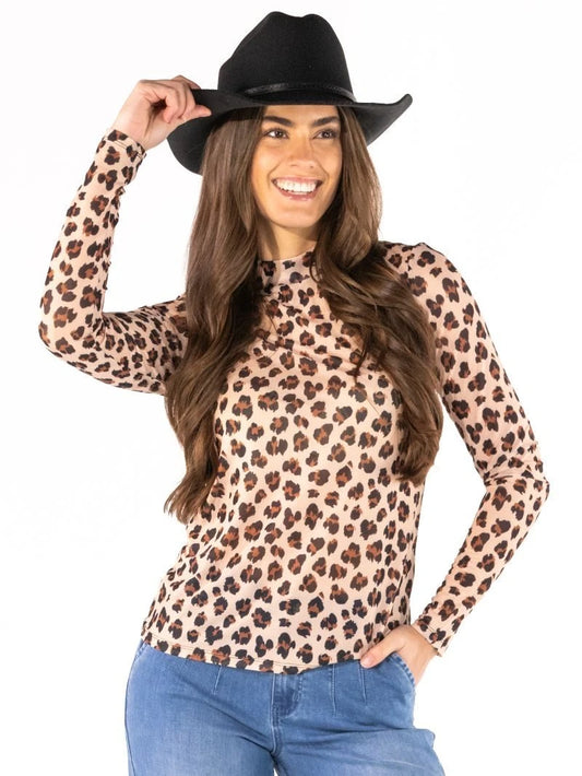 Cheetah Print Layering Top