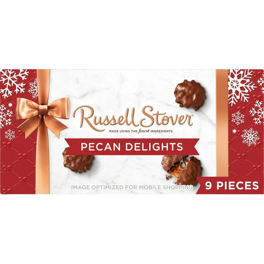 8.1oz Milk Chocolate Pecan Delight Holiday Box