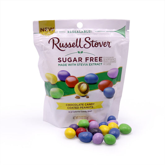 Sugar Free Candy Coated Chocolate Peanuts 4.5oz