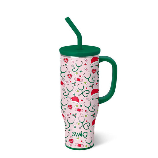 Santa's Scrubs Mega Mug 30oz