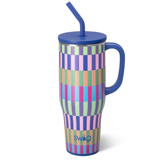 40oz Mega Mug Brite Stripe