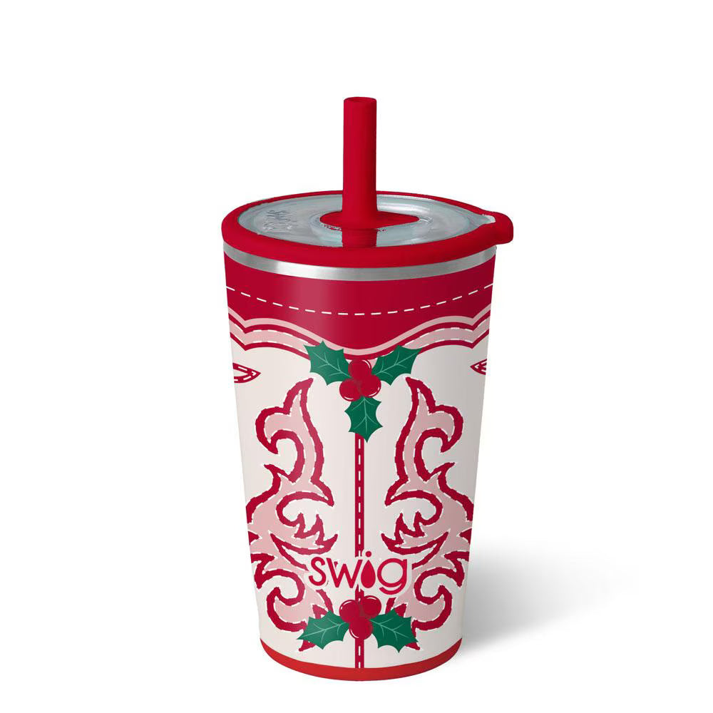Howdy Holly Party Cup Sipper 14oz