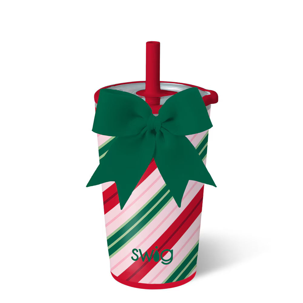 Candy Cane Lane Party Cup Sipper 14oz