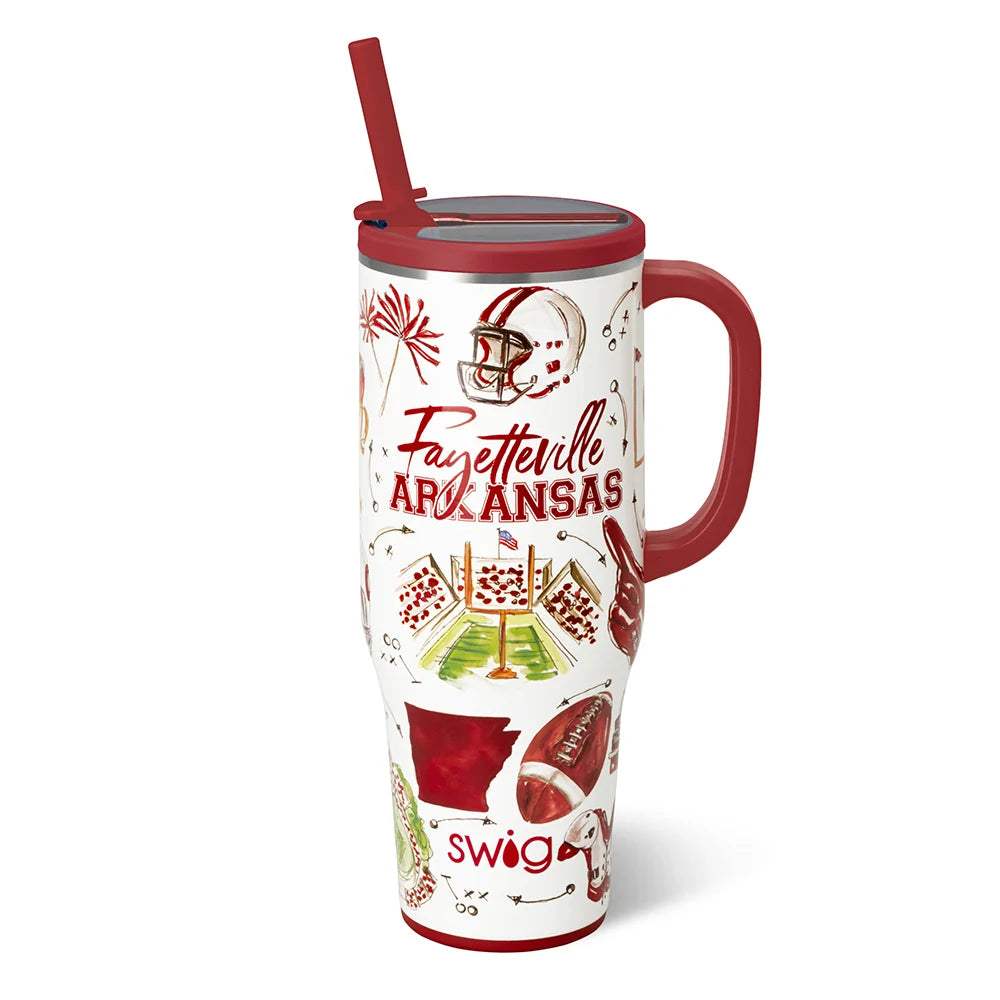 Tailgates In Fayetteville Mega Mug 40oz.
