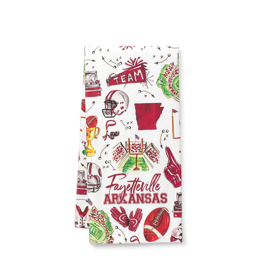 Tailgates in Fayetteville Tea Towel