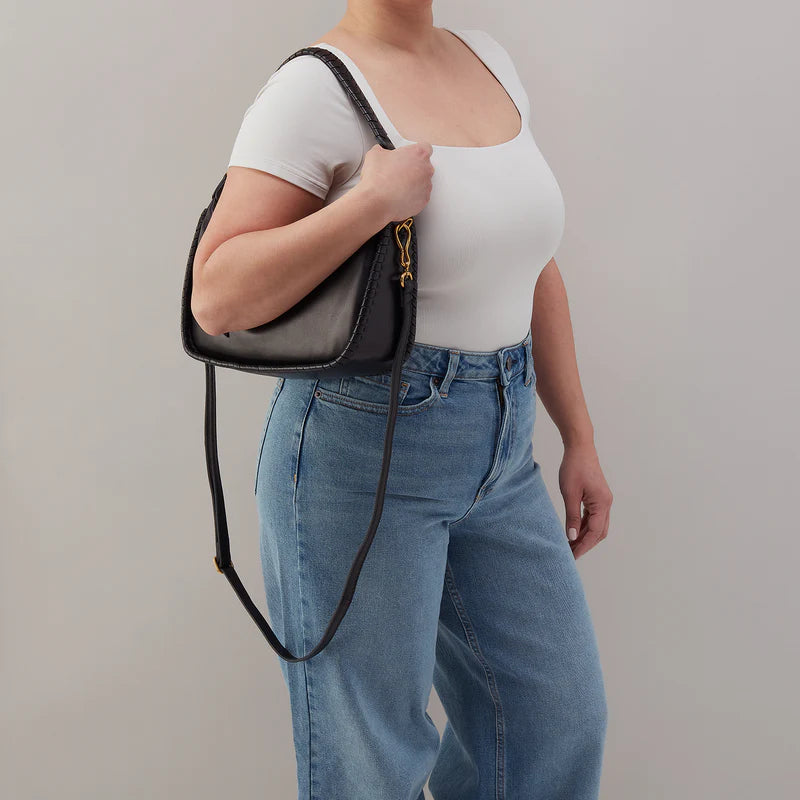 Mia Crescent Hobo in Black