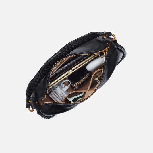 Mia Crescent Hobo in Black
