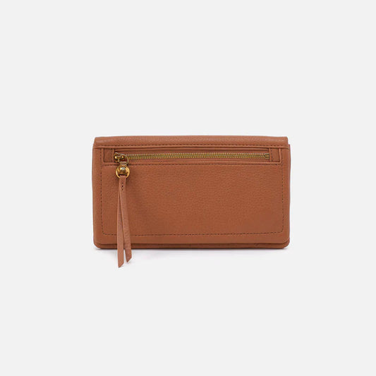 Lumen Continental Wallet in Timber Brown