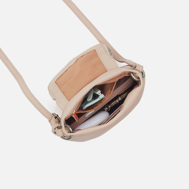 Fern Zip-Flap Crossbody in Stonewash