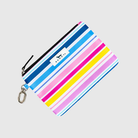 The Carly Pouch Stripe a Pose