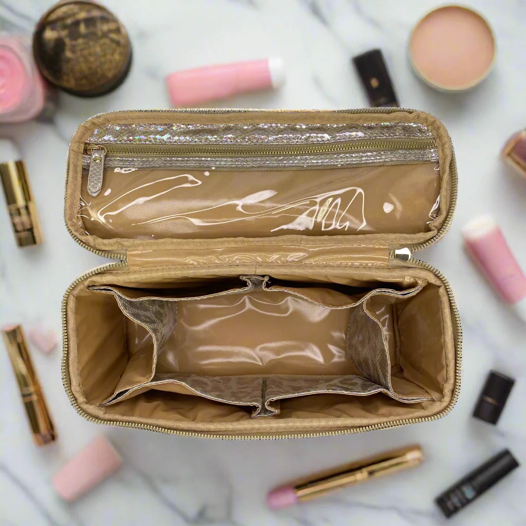 Stylist Travel Bag Glimmer Leopard