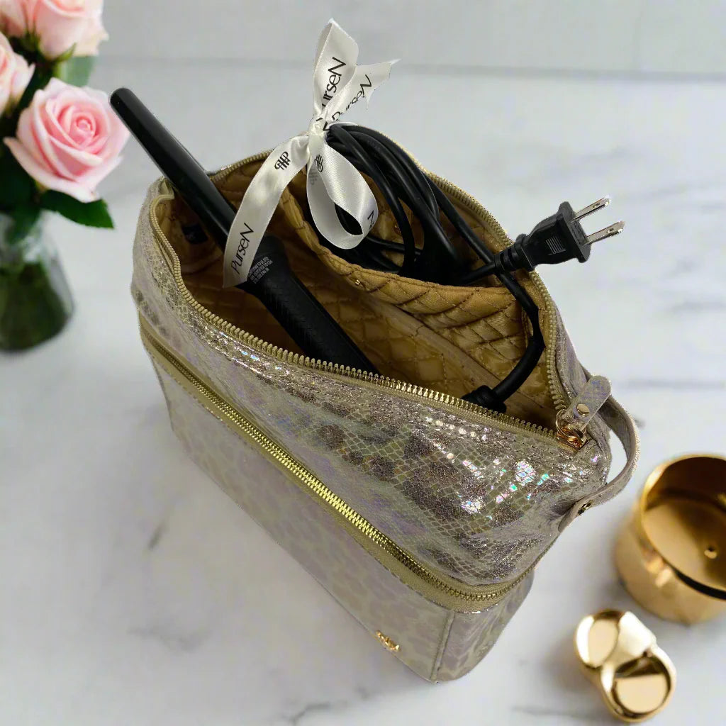 Stylist Travel Bag Glimmer Leopard