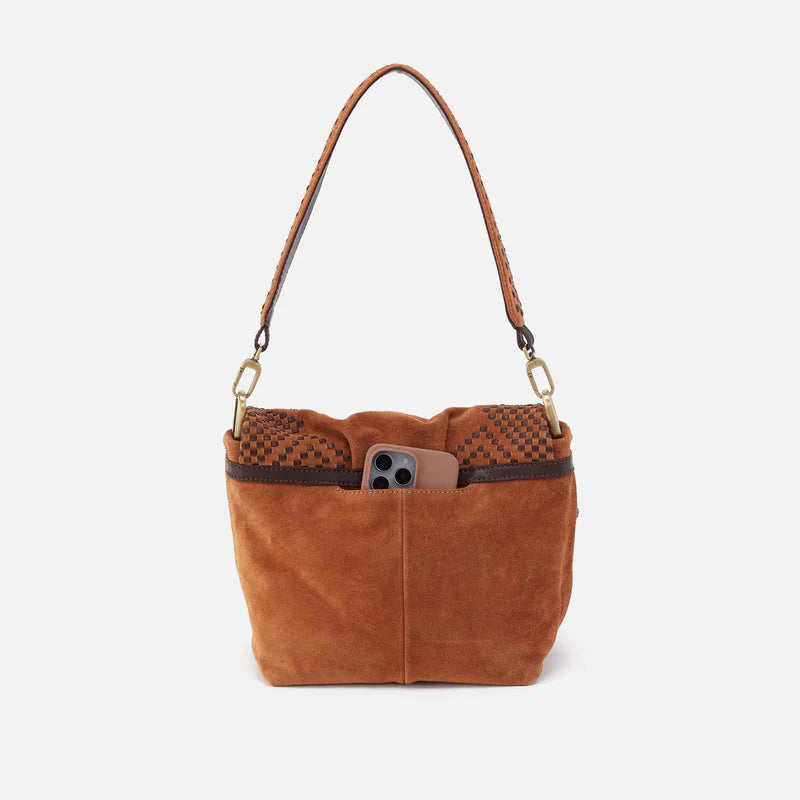 Harley Convertible Shoulder Bag in Oak Barrel