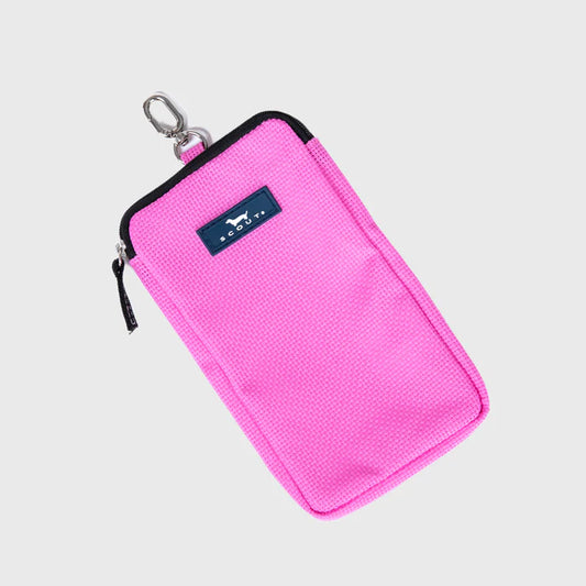 Call Me Maybe Phone Pouch in Red Violet Woven